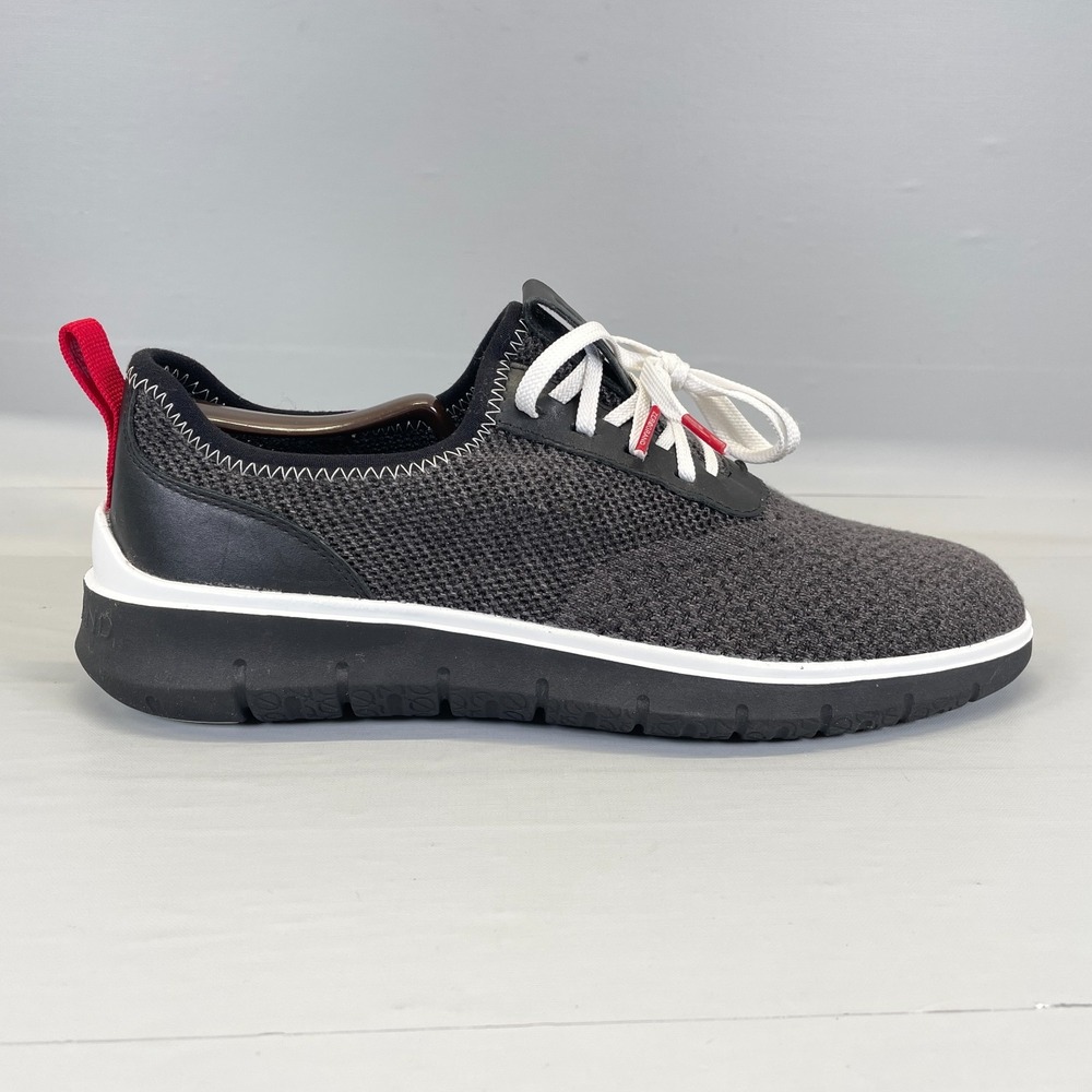 Cole Haan Generation Zerogrand Shoes Mens Size 9.5 Gray Black Stitchlite Sneaker